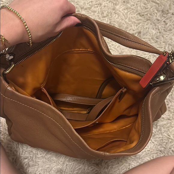 Coach Brown Leather Shoulder Bag - Picture 2 of 2